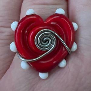 Parisian Valentine Heart ring.